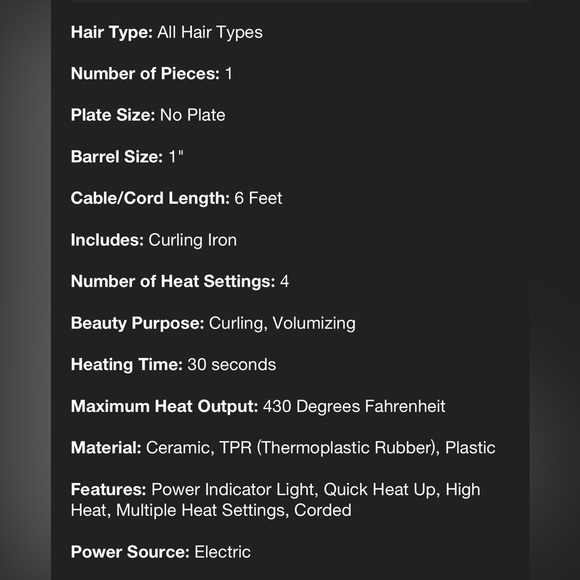 Hot Tools Pro Signature Gold Curling iron 1” - NWT - Picture 4 of 7